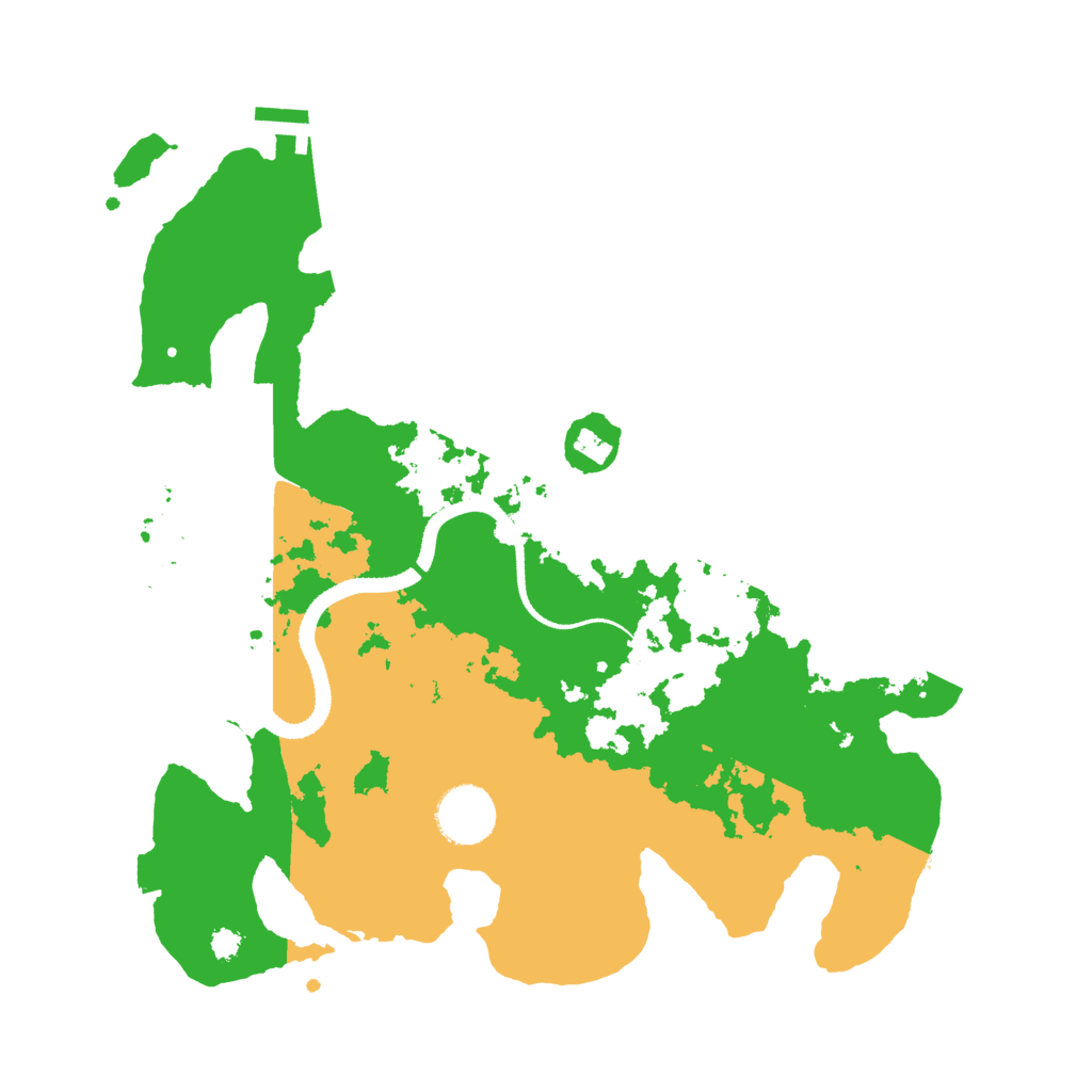 Biome Rust Map: Procedural Map, Size: 3250, Seed: 2034913600