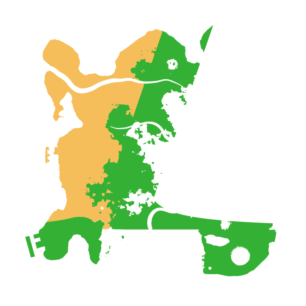 Biome Rust Map: Procedural Map, Size: 2900, Seed: 1205848805