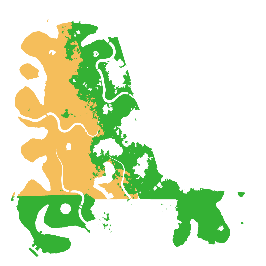 Biome Rust Map: Procedural Map, Size: 4500, Seed: 69274167