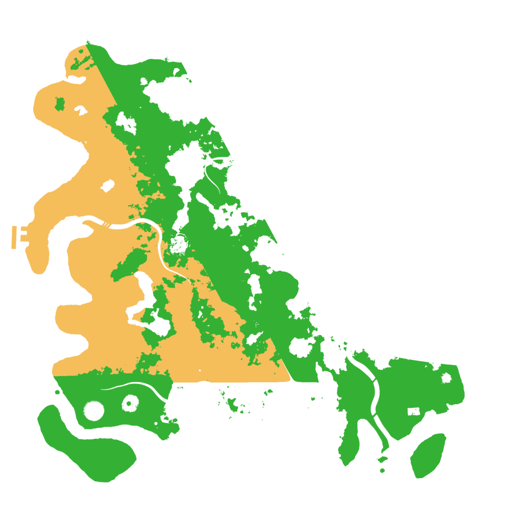 Biome Rust Map: Procedural Map, Size: 4500, Seed: 453594432