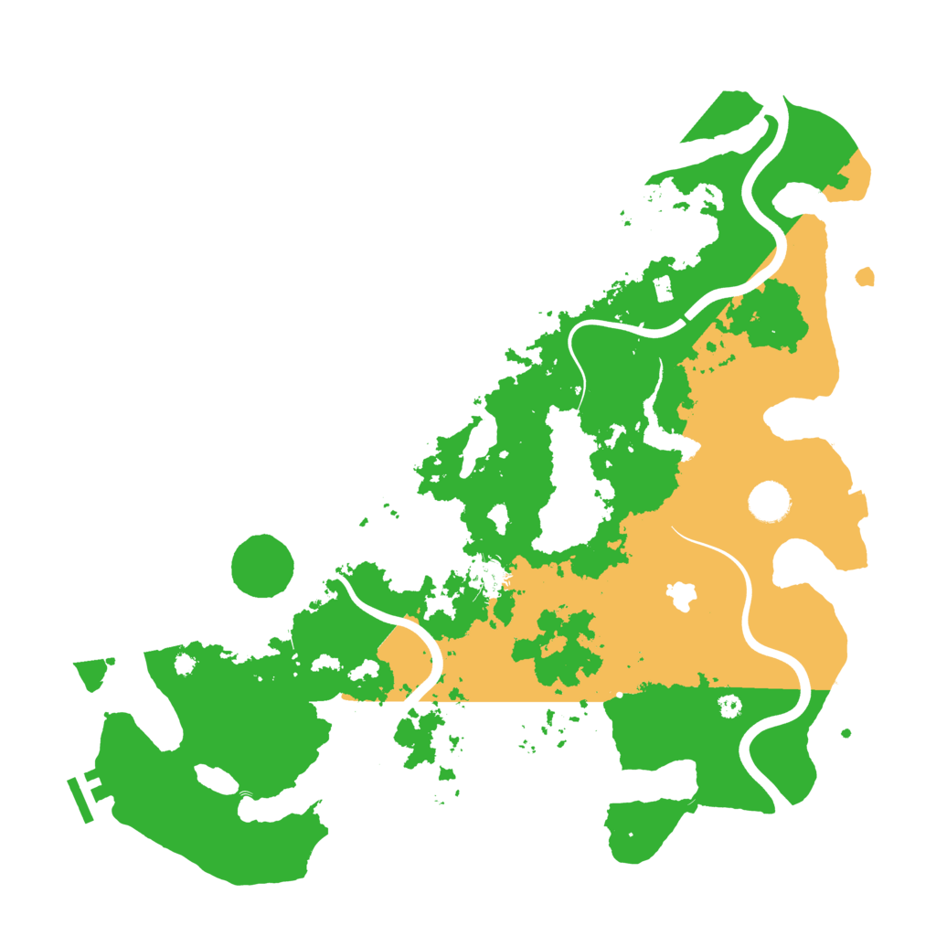 Biome Rust Map: Procedural Map, Size: 4000, Seed: 1964141487