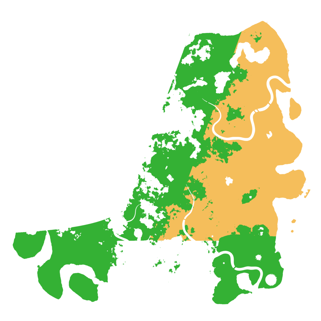 Biome Rust Map: Procedural Map, Size: 5000, Seed: 2073942205