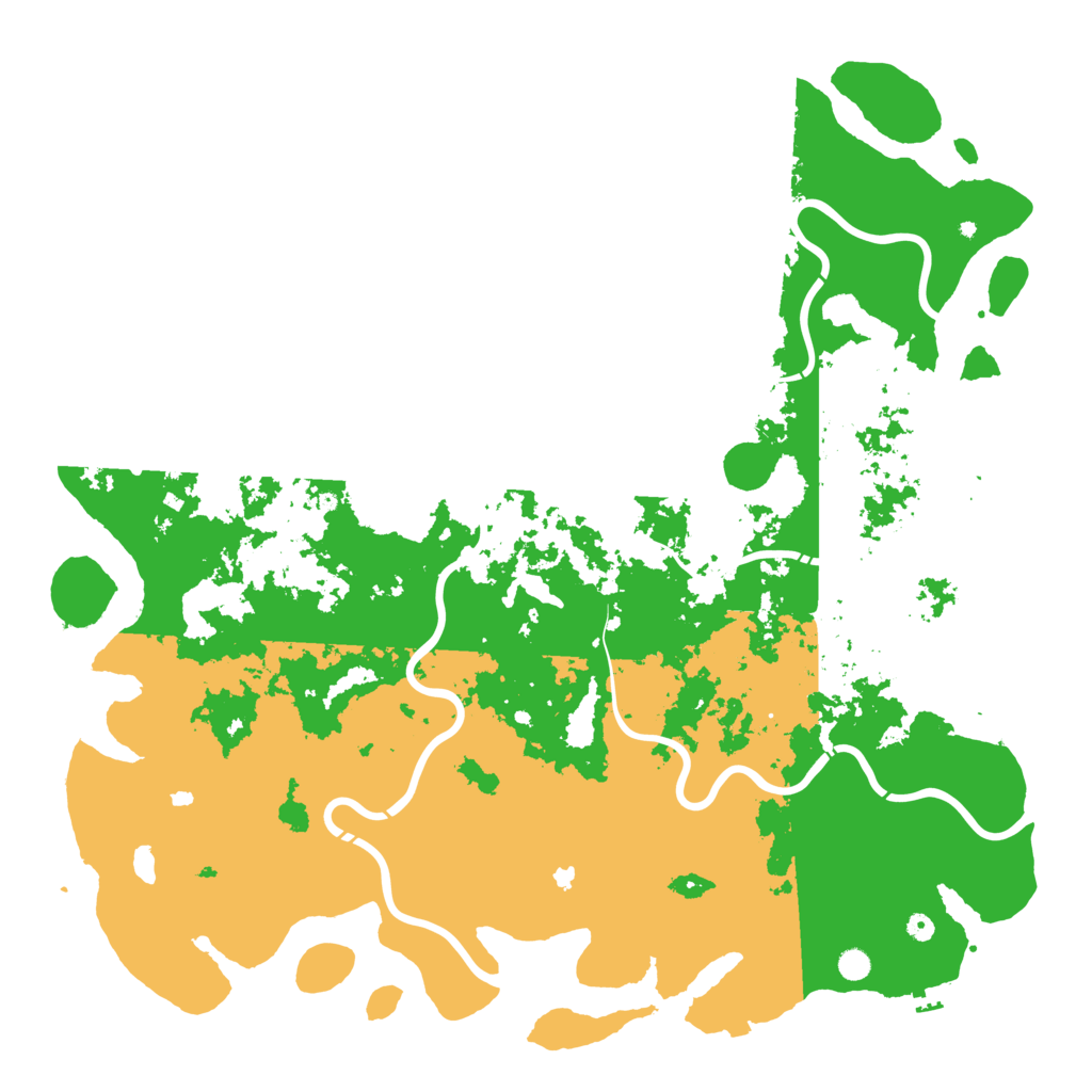 Biome Rust Map: Procedural Map, Size: 6000, Seed: 1672752773
