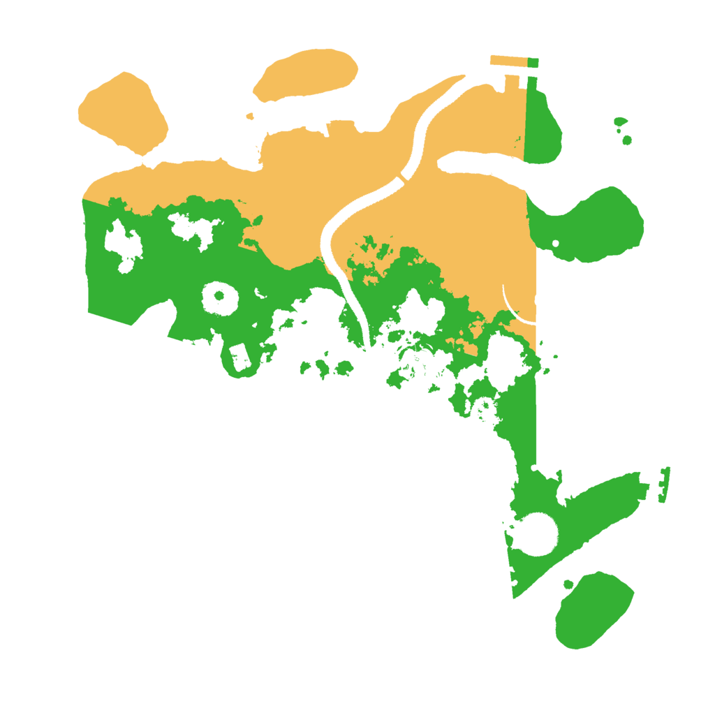 Biome Rust Map: Procedural Map, Size: 3000, Seed: 867349181