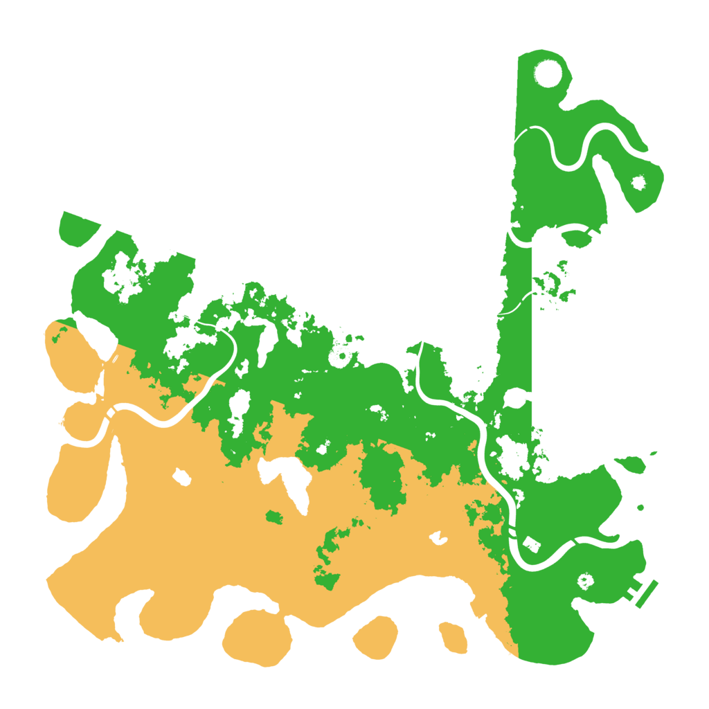 Biome Rust Map: Procedural Map, Size: 4500, Seed: 1086342942