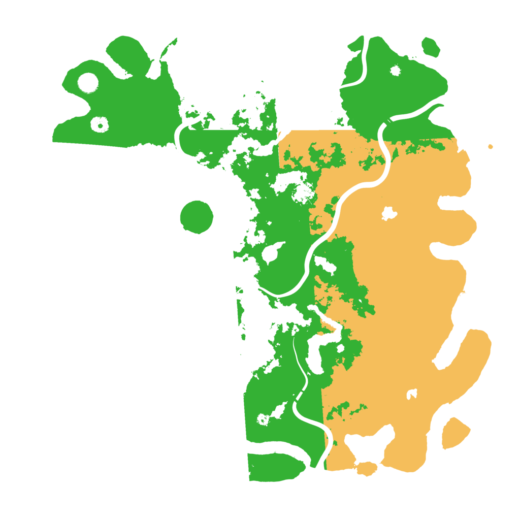 Biome Rust Map: Procedural Map, Size: 4500, Seed: 68571