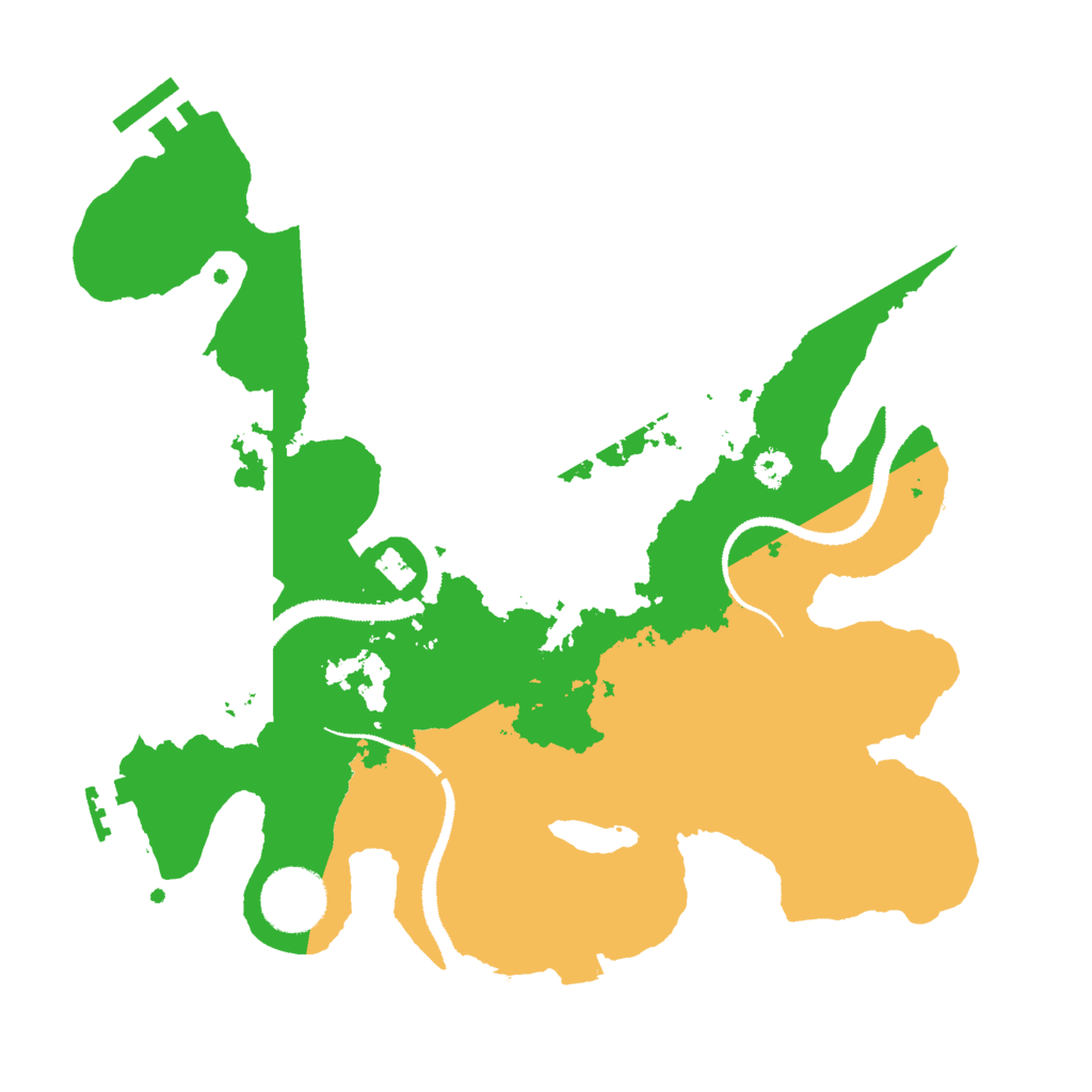 Biome Rust Map: Procedural Map, Size: 3000, Seed: 160010260