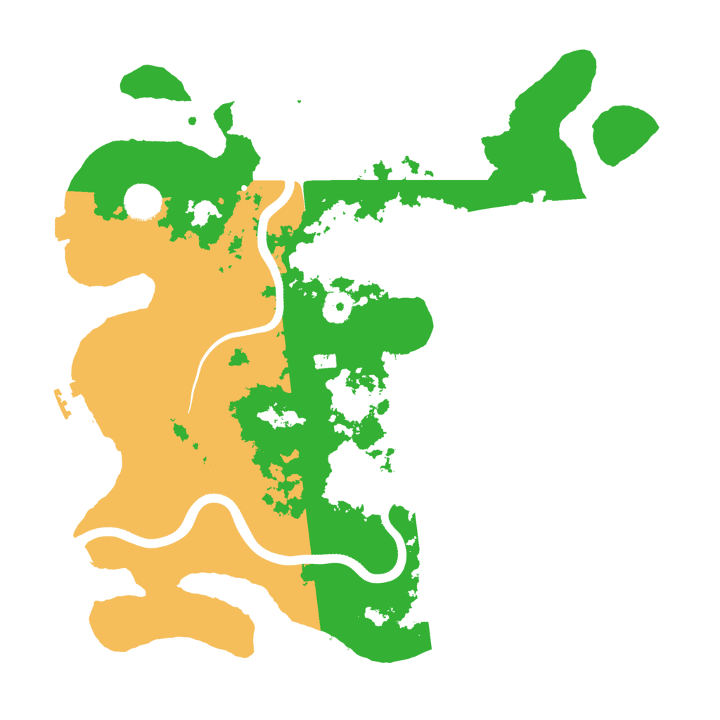 Biome Rust Map: Procedural Map, Size: 3500, Seed: 1802763