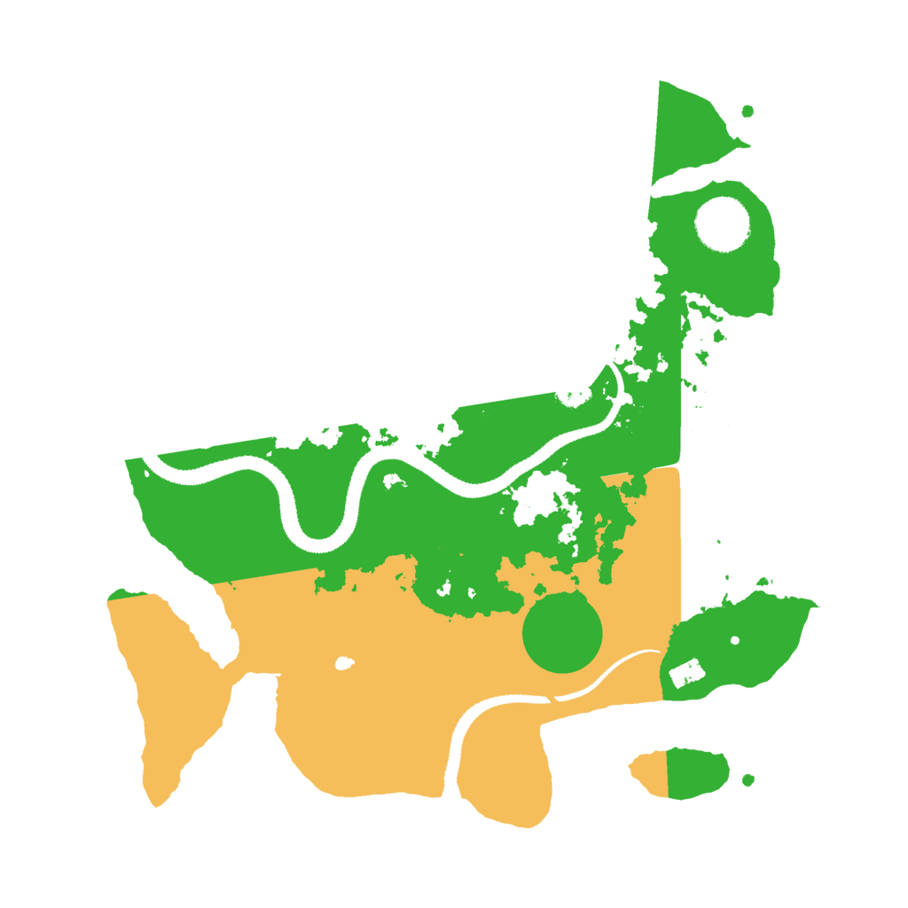 Biome Rust Map: Procedural Map, Size: 3000, Seed: 18013459