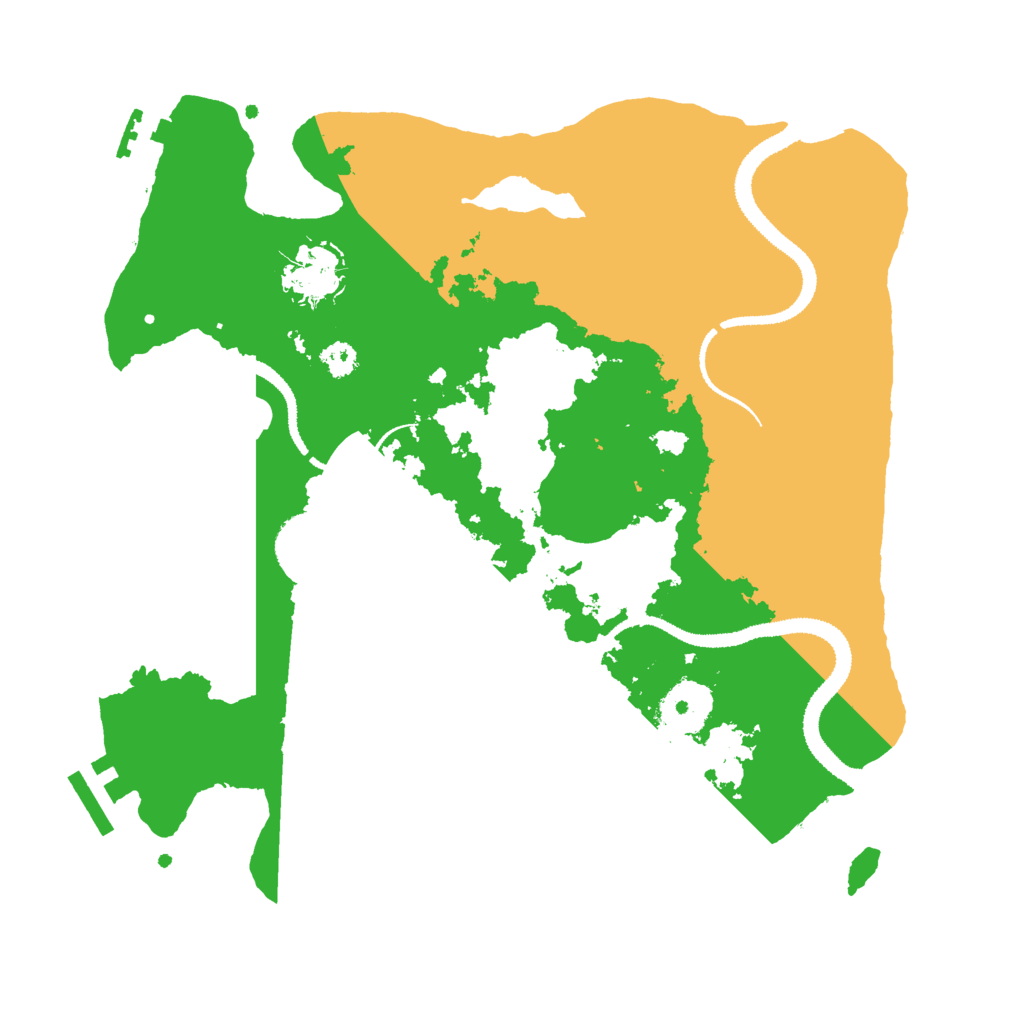 Biome Rust Map: Procedural Map, Size: 3000, Seed: 1868157505