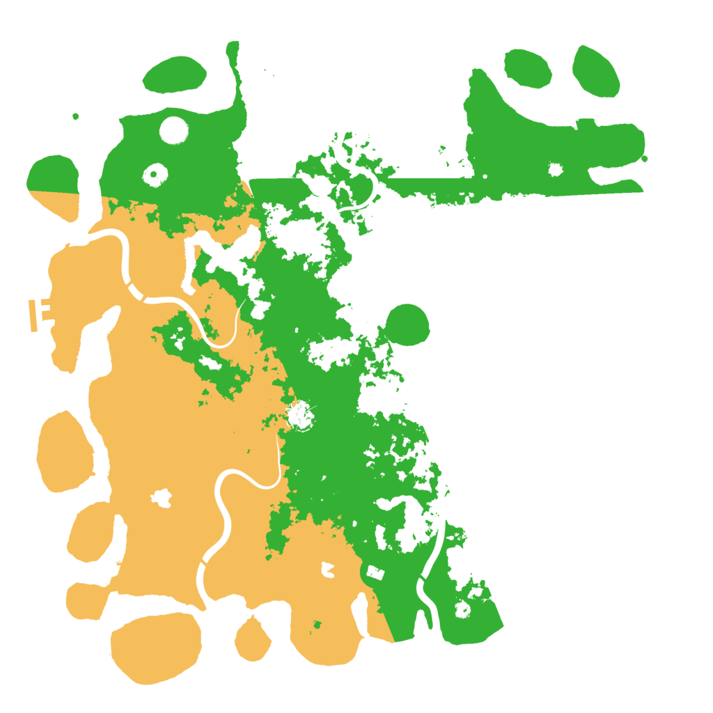 Biome Rust Map: Procedural Map, Size: 4500, Seed: 1161327946