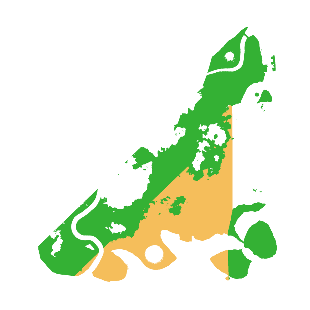 Biome Rust Map: Procedural Map, Size: 3000, Seed: 440893836