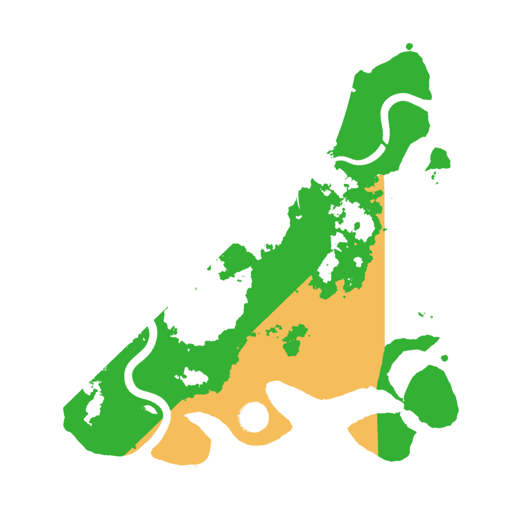 Biome Rust Map: Procedural Map, Size: 3000, Seed: 440893836
