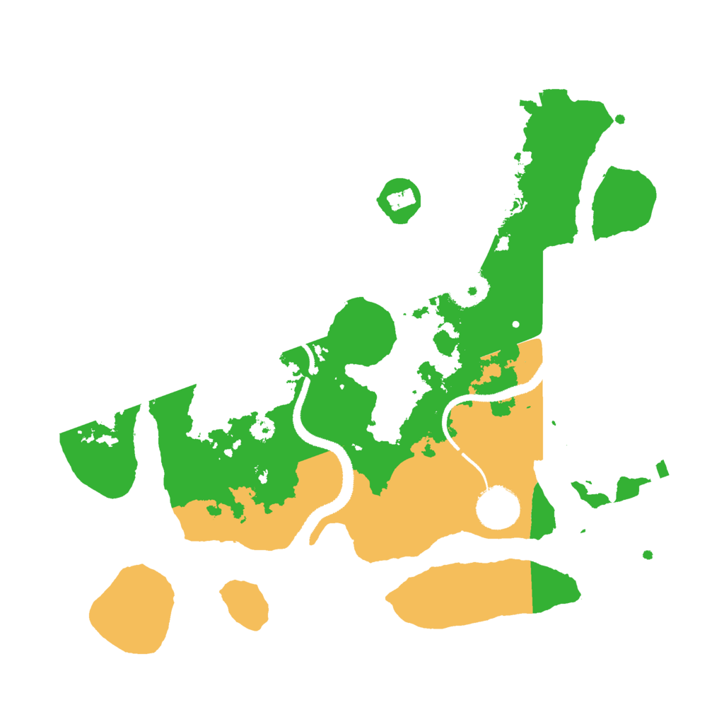 Biome Rust Map: Procedural Map, Size: 3000, Seed: 23894