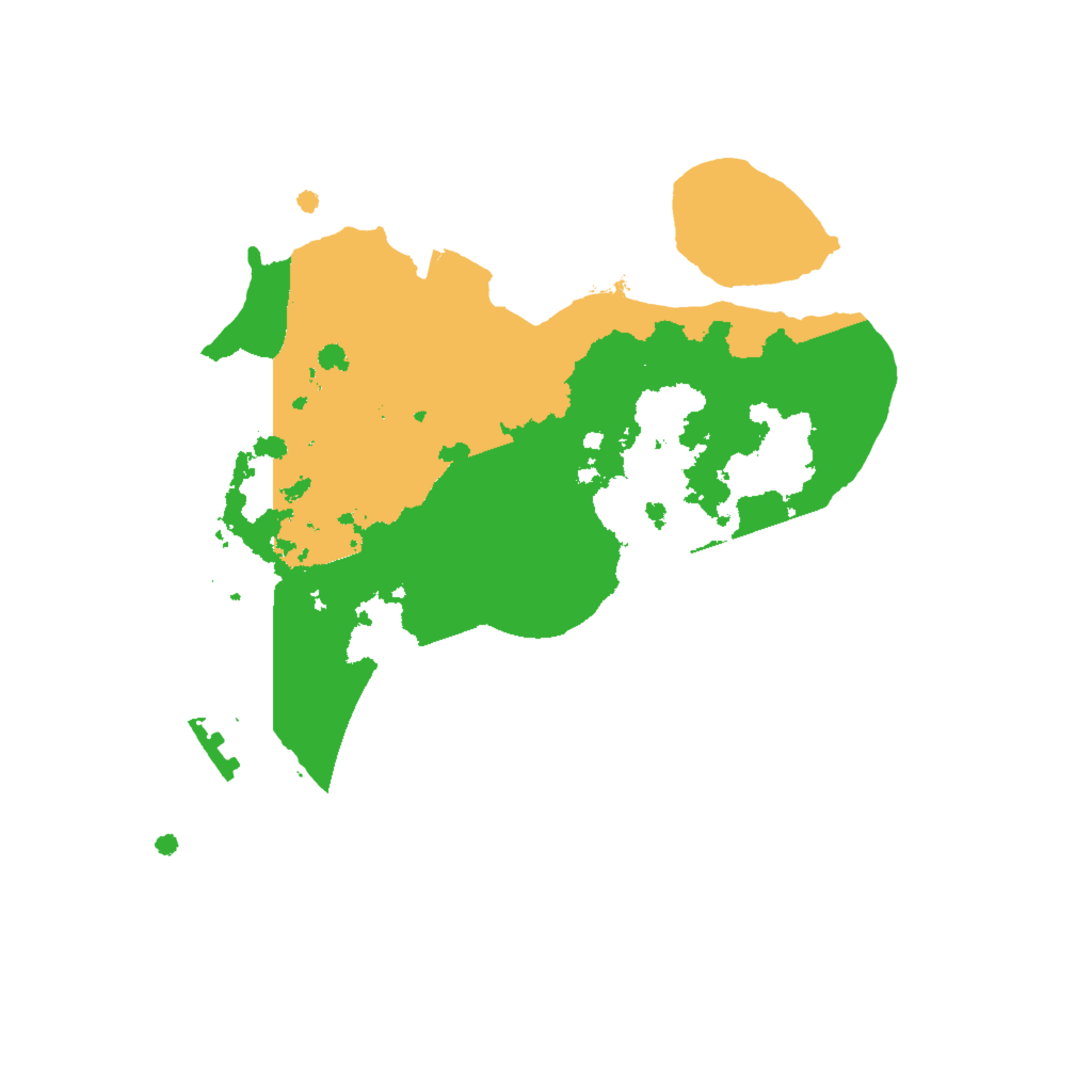 Biome Rust Map: Procedural Map, Size: 2000, Seed: 1081639