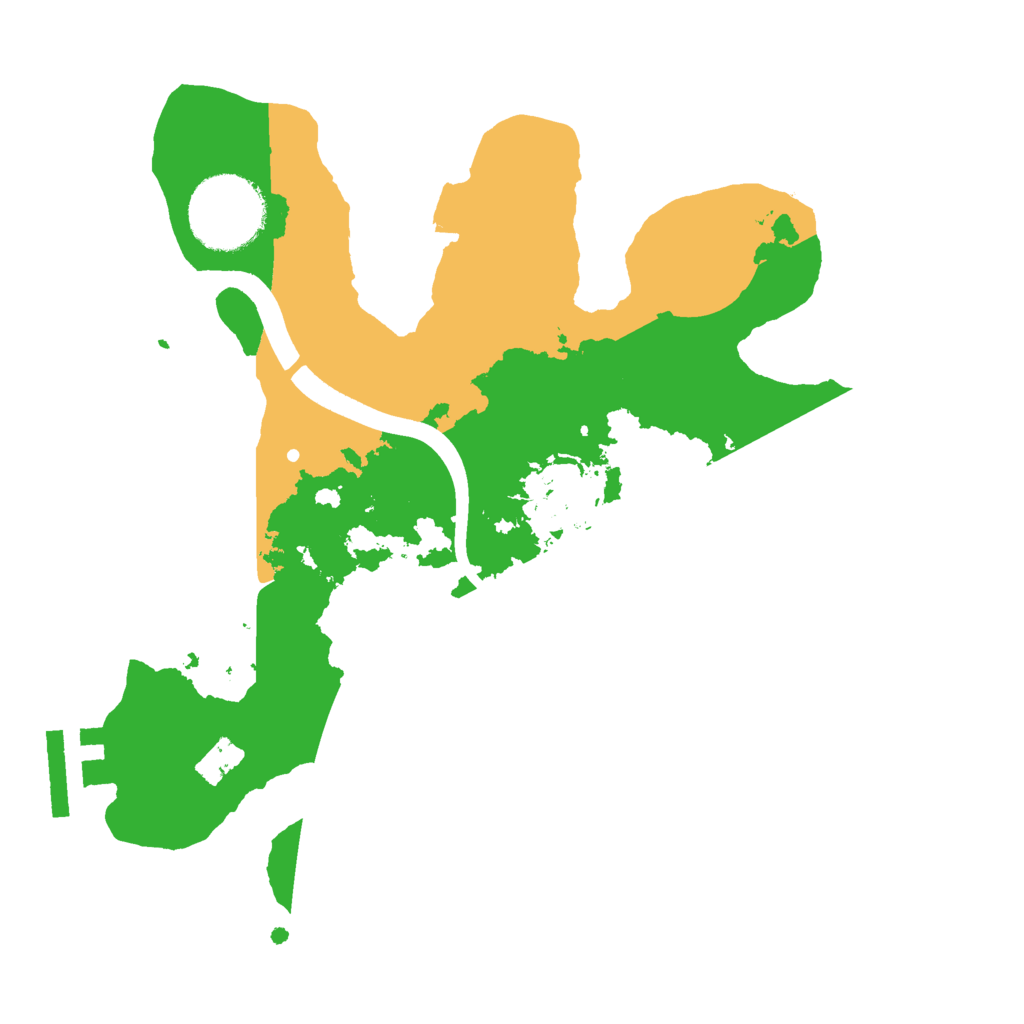 Biome Rust Map: Procedural Map, Size: 2385, Seed: 481981