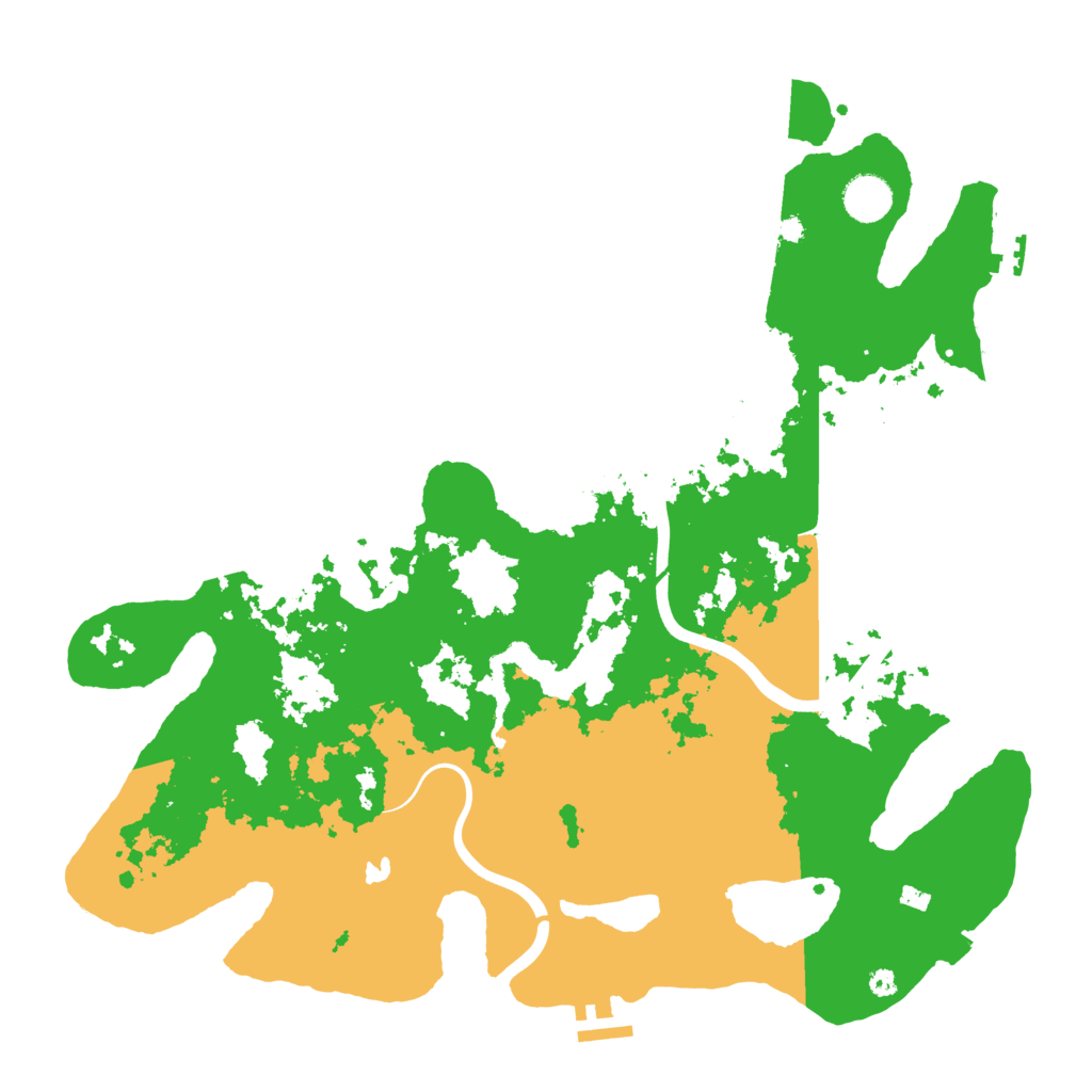 Biome Rust Map: Procedural Map, Size: 4000, Seed: 8574926
