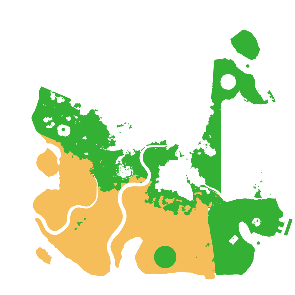 Biome Rust Map: Procedural Map, Size: 3500, Seed: 1518127621