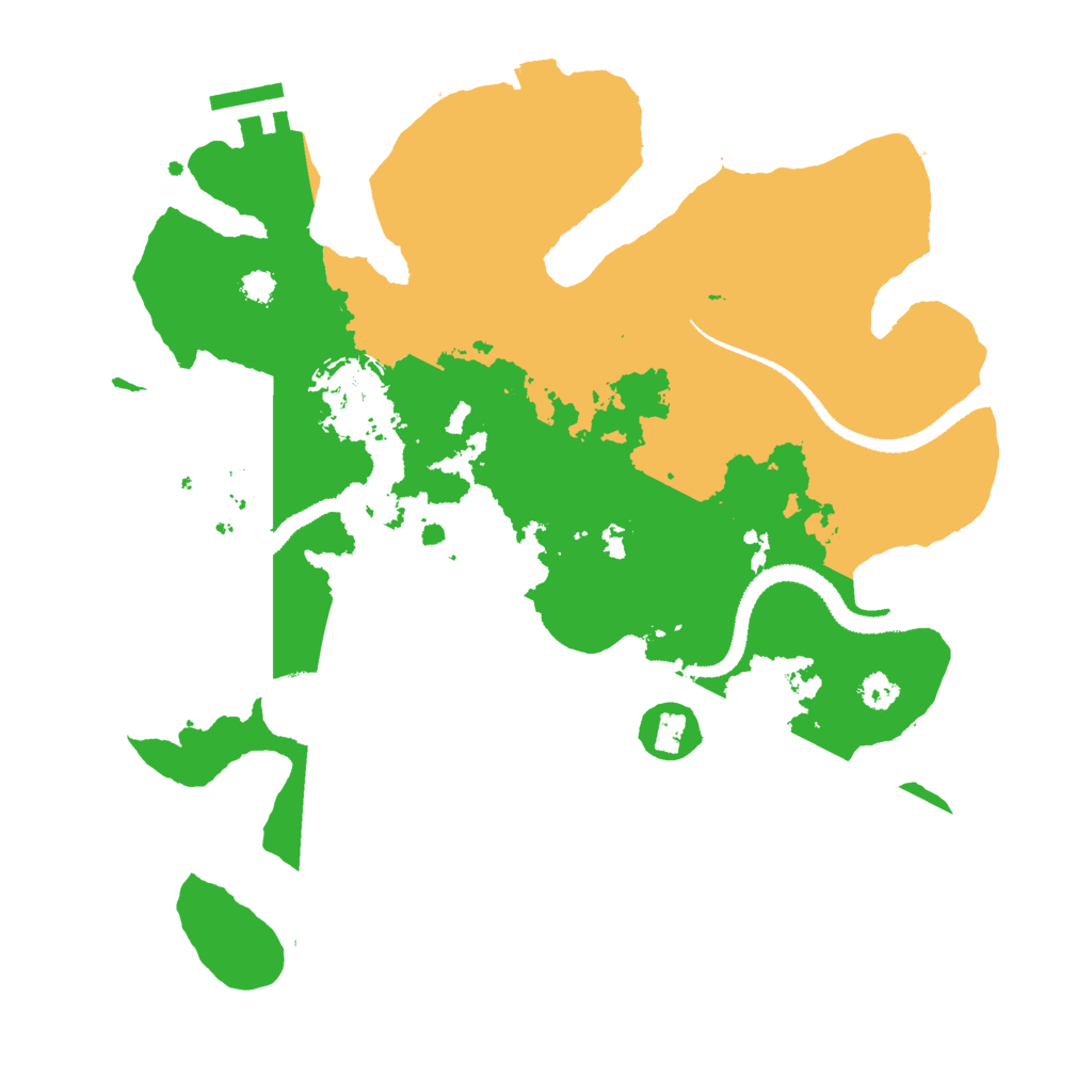 Biome Rust Map: Procedural Map, Size: 3000, Seed: 4875921