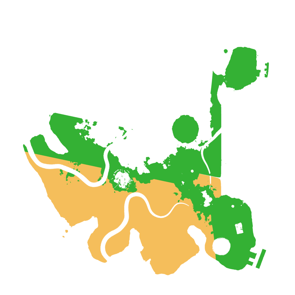 Biome Rust Map: Procedural Map, Size: 3000, Seed: 723168