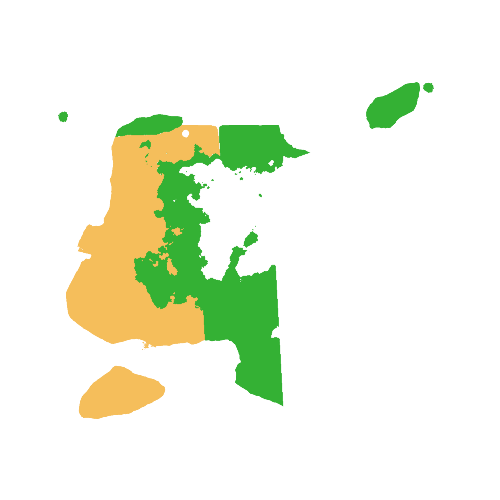 Biome Rust Map: Procedural Map, Size: 2000, Seed: 1004723102