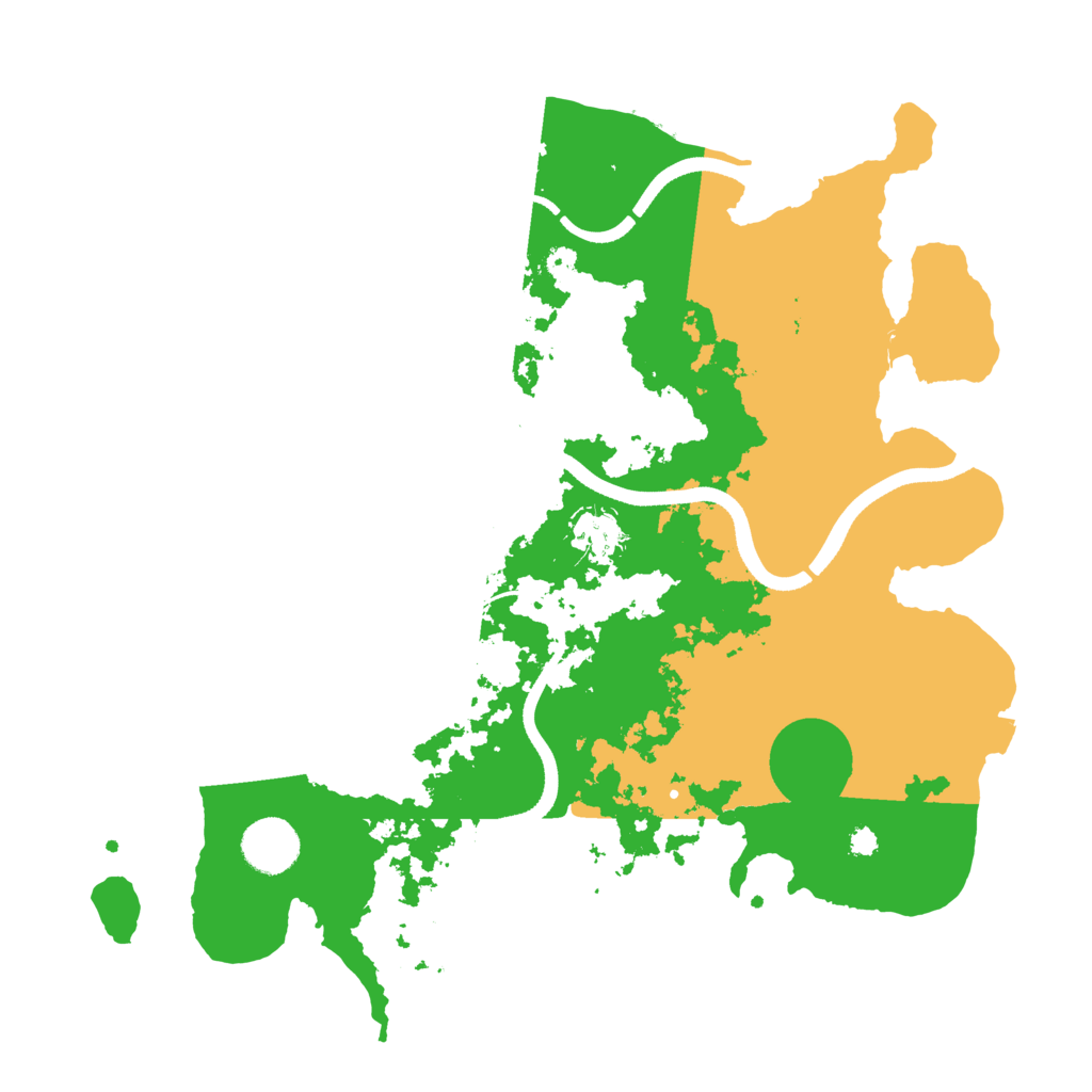 Biome Rust Map: Procedural Map, Size: 3500, Seed: 404691079