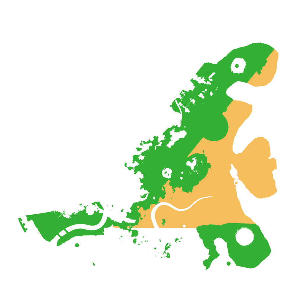 Biome Rust Map: Procedural Map, Size: 3000, Seed: 8765954