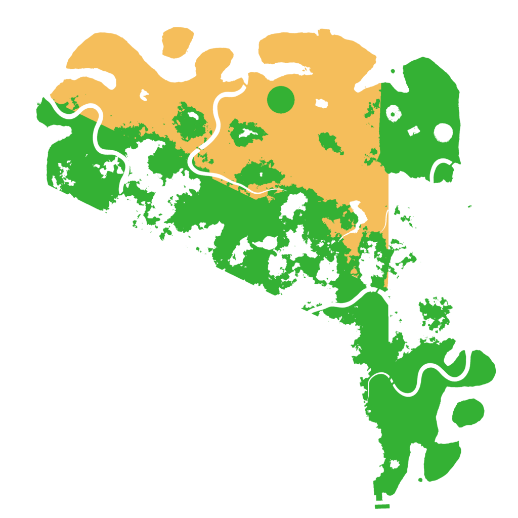 Biome Rust Map: Procedural Map, Size: 5000, Seed: 900462828