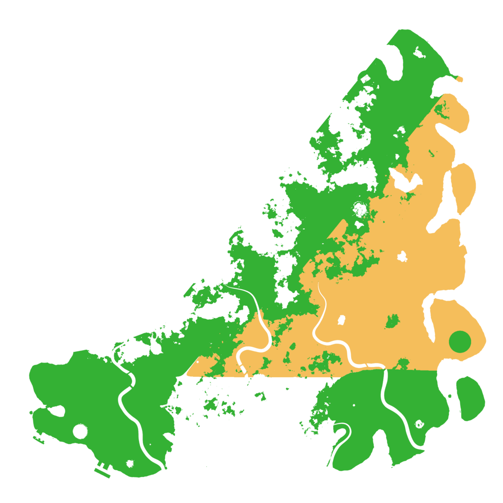 Biome Rust Map: Procedural Map, Size: 6000, Seed: 8765954