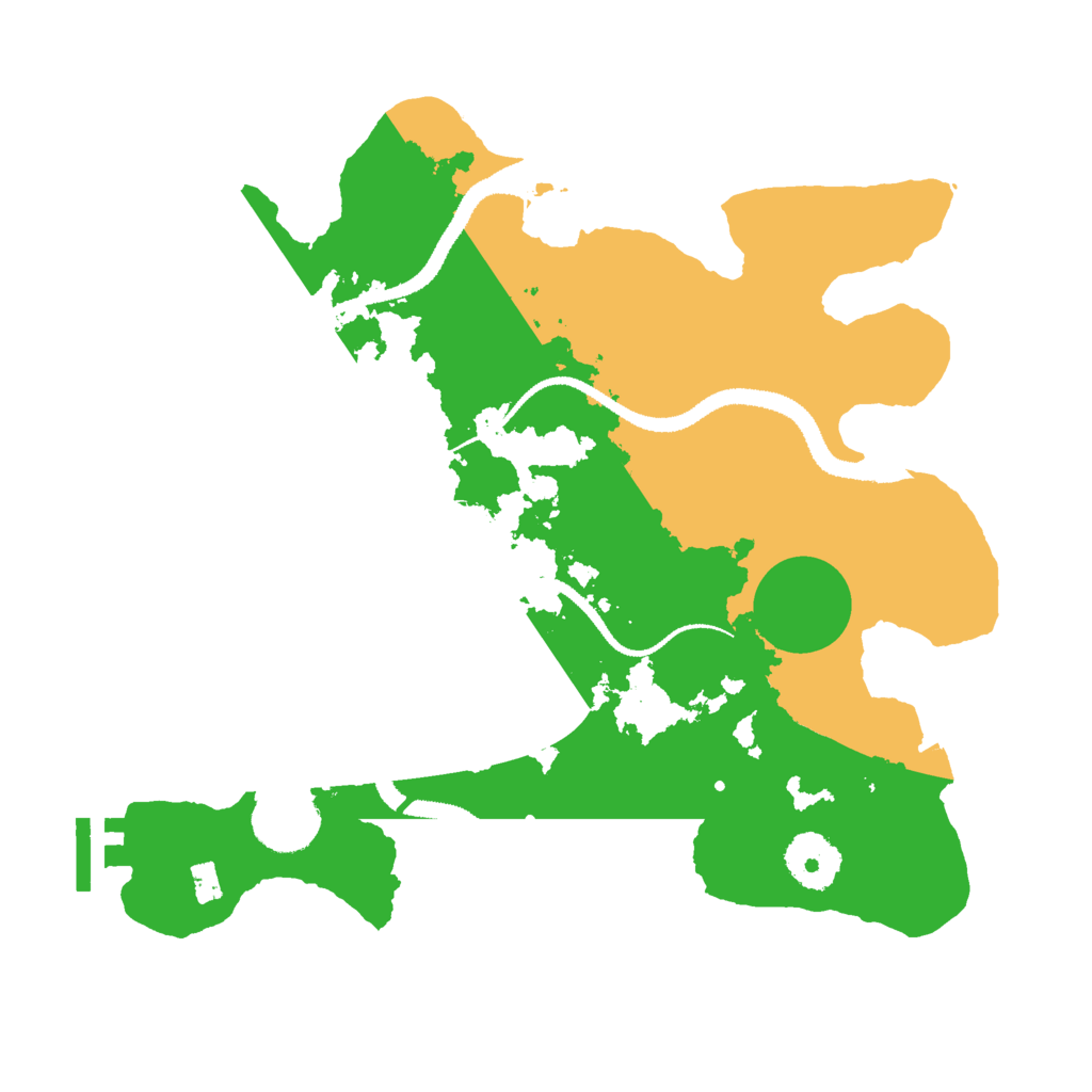 Biome Rust Map: Procedural Map, Size: 3000, Seed: 217836568