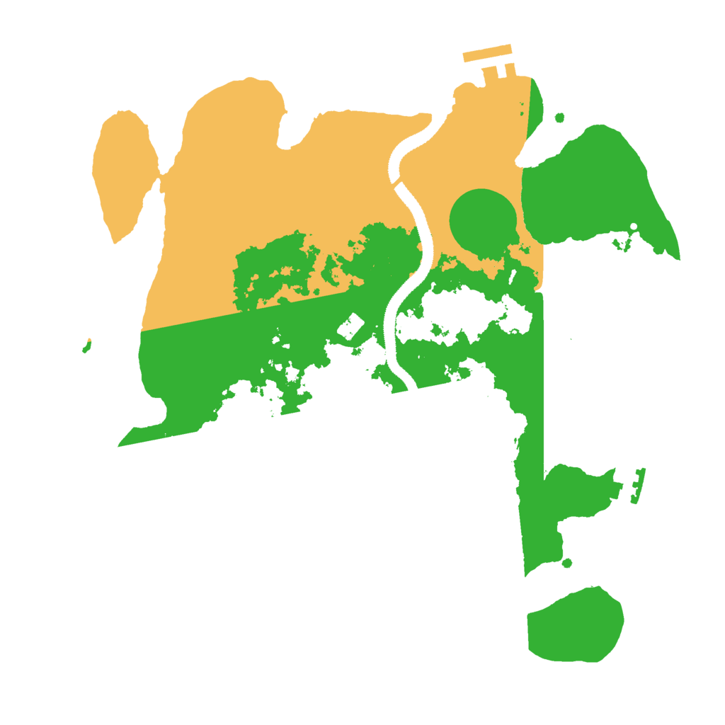 Biome Rust Map: Procedural Map, Size: 3000, Seed: 2026317273