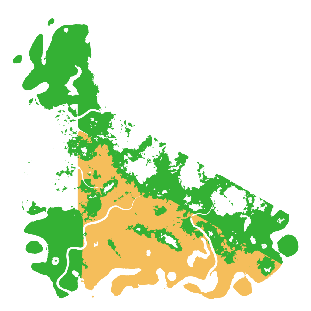 Biome Rust Map: Procedural Map, Size: 6000, Seed: 1116529182