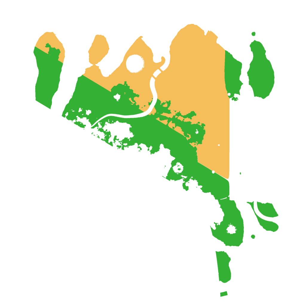 Biome Rust Map: Procedural Map, Size: 3000, Seed: 27787