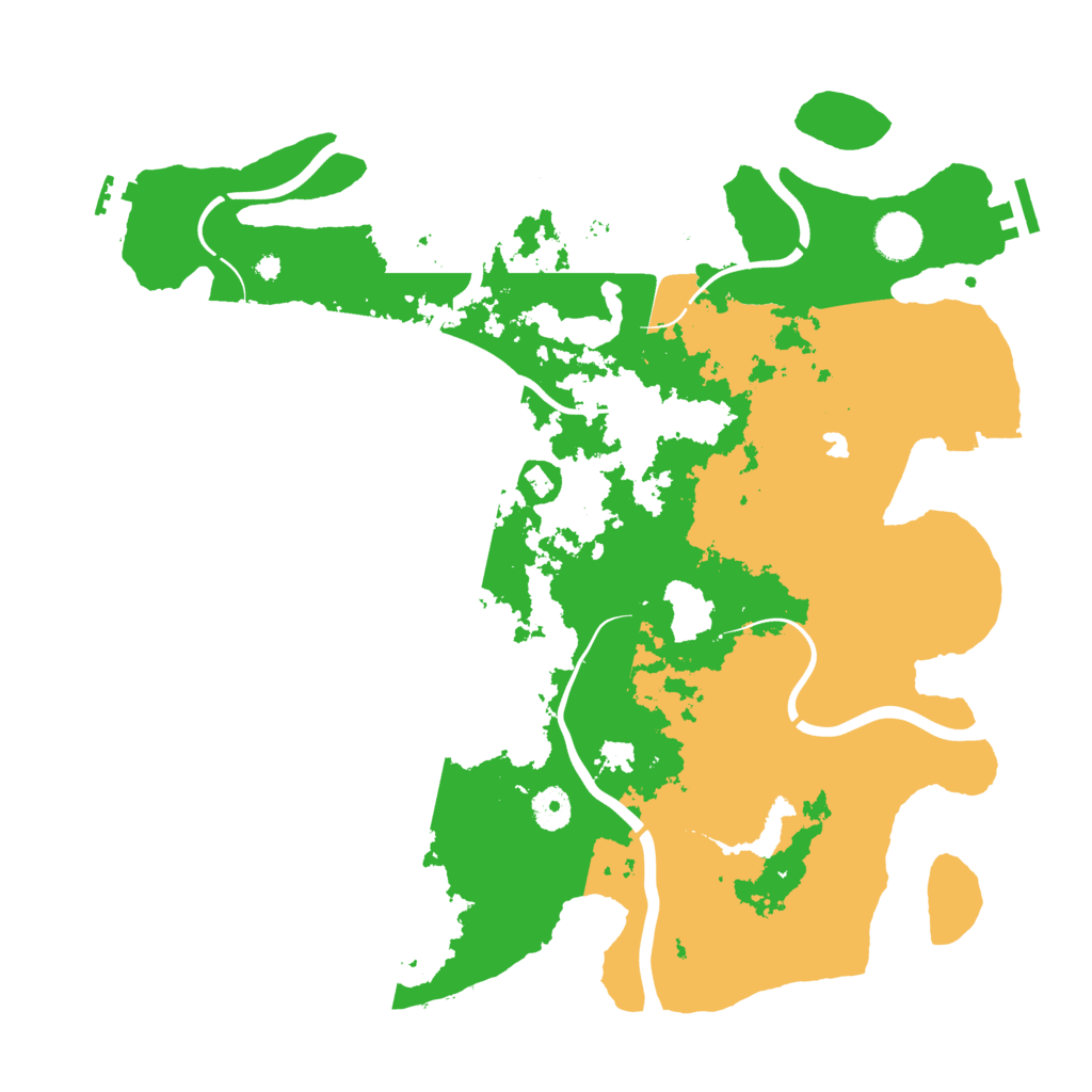 Biome Rust Map: Procedural Map, Size: 4000, Seed: 17307231