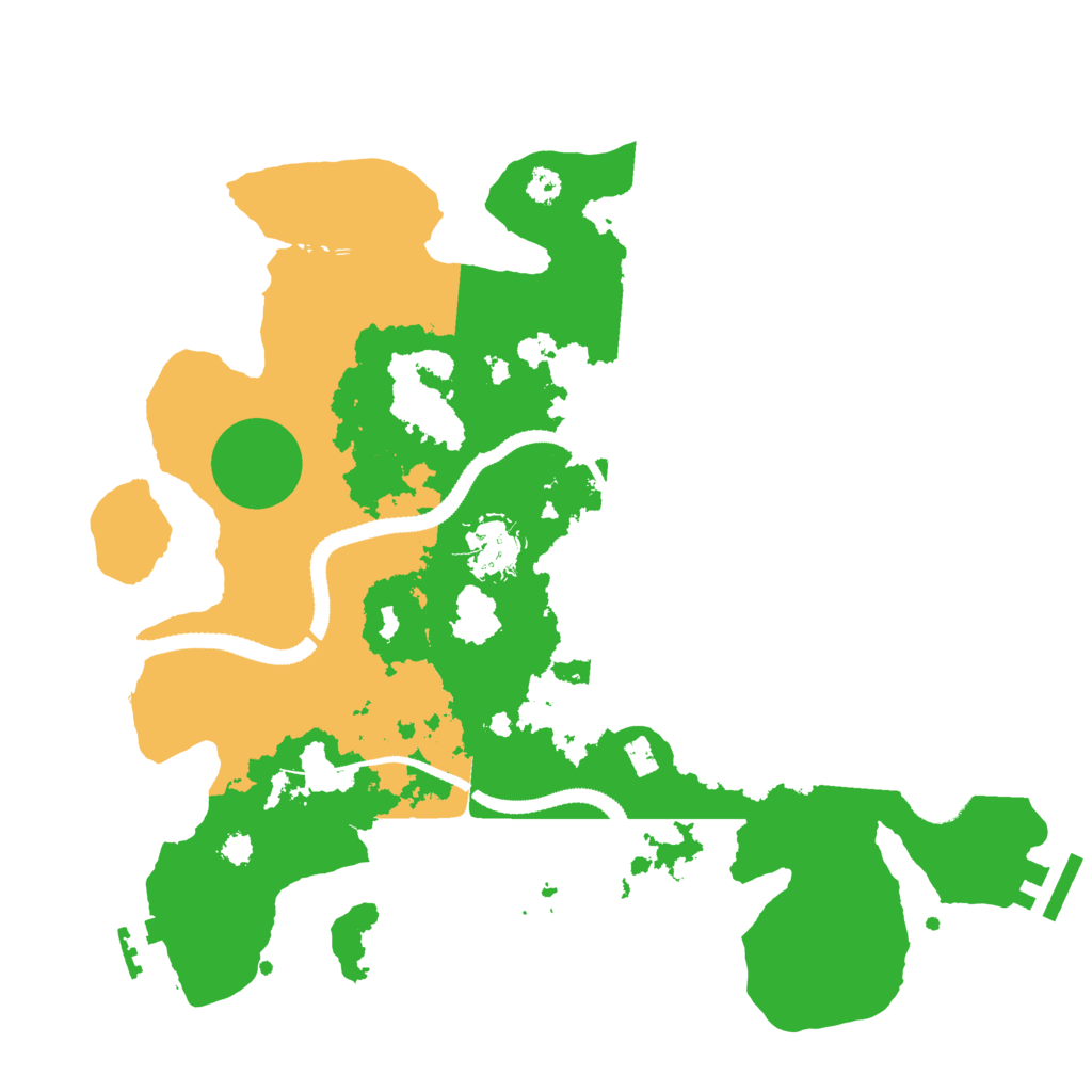 Biome Rust Map: Procedural Map, Size: 3180, Seed: 287825136