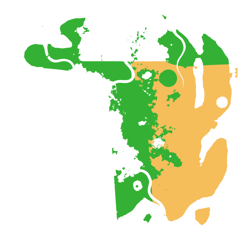 Biome Rust Map: Procedural Map, Size: 3800, Seed: 377029774
