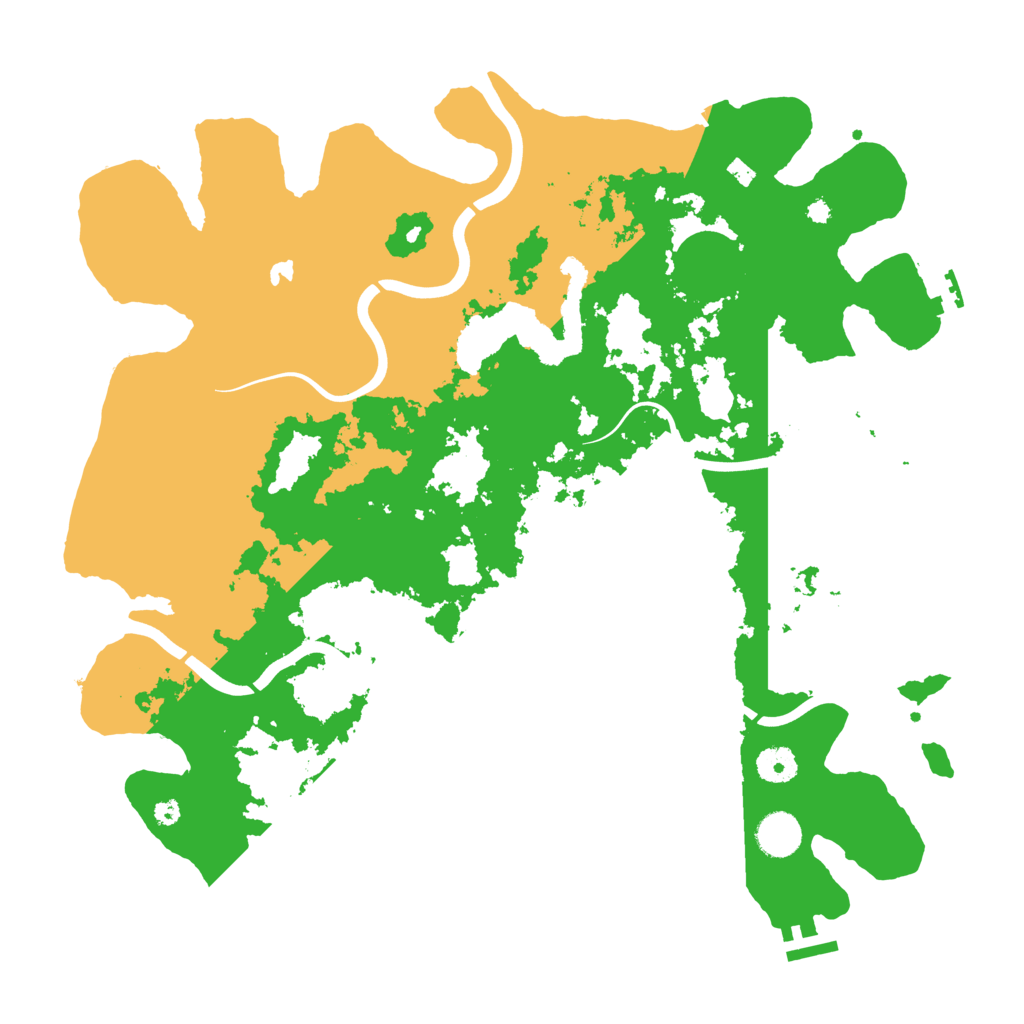 Biome Rust Map: Procedural Map, Size: 4000, Seed: 1688616793