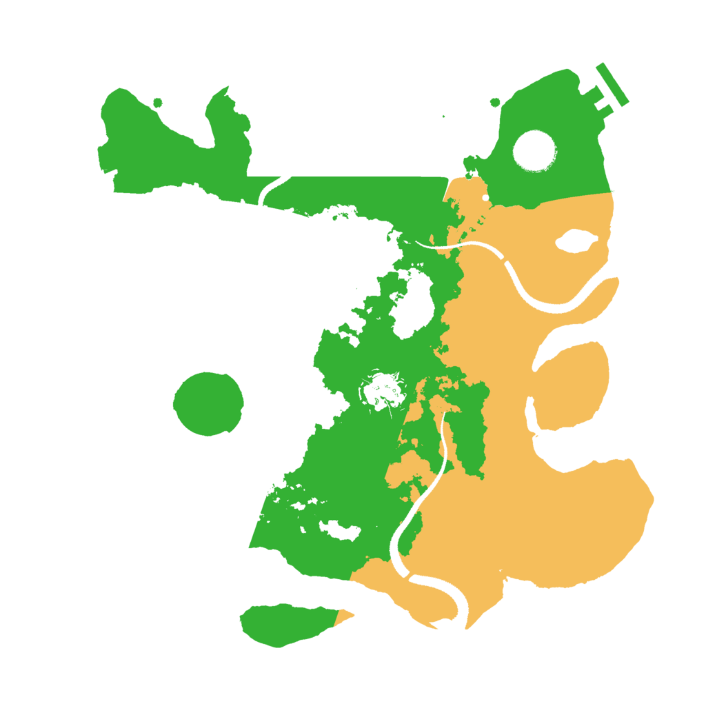 Biome Rust Map: Procedural Map, Size: 3000, Seed: 1729407001