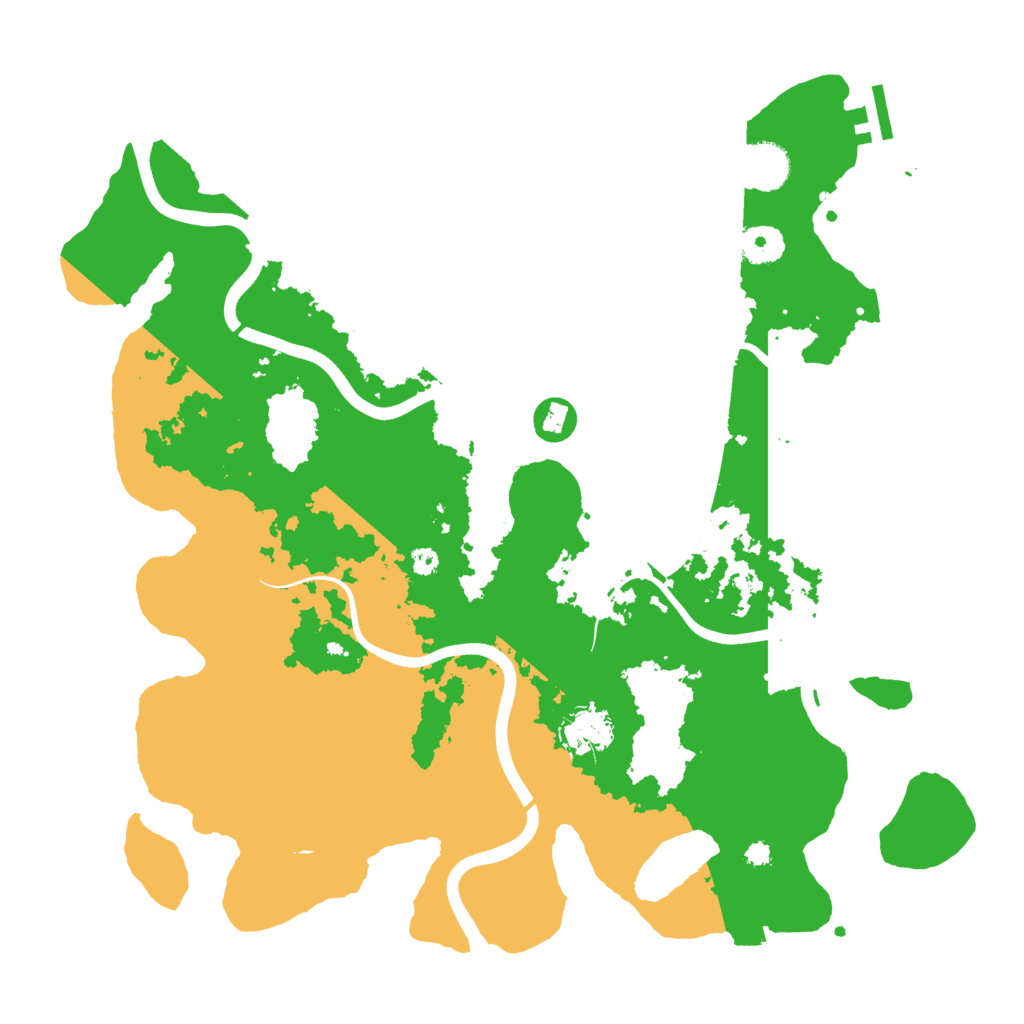 Biome Rust Map: Procedural Map, Size: 3750, Seed: 581045902
