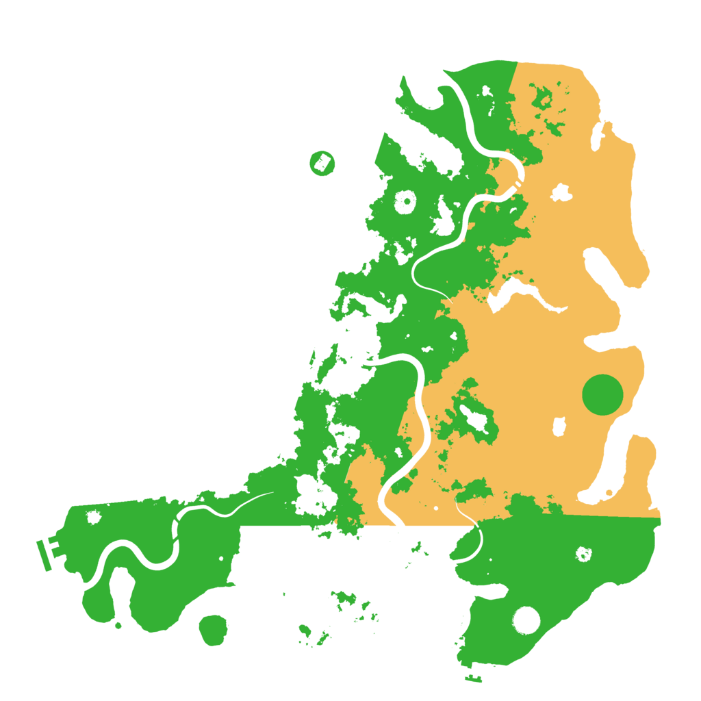 Biome Rust Map: Procedural Map, Size: 4500, Seed: 133443099