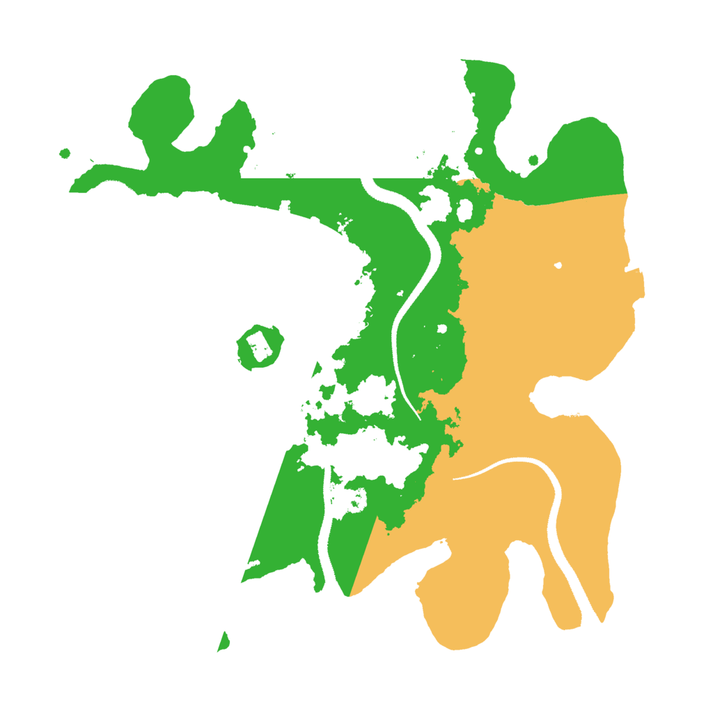 Biome Rust Map: Procedural Map, Size: 2783, Seed: 43044