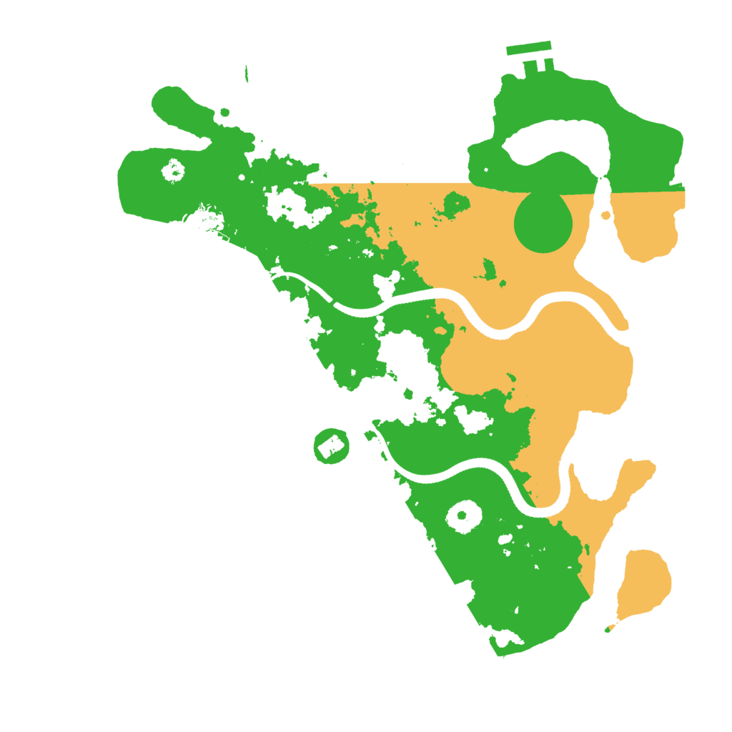 Biome Rust Map: Procedural Map, Size: 3300, Seed: 1159469559
