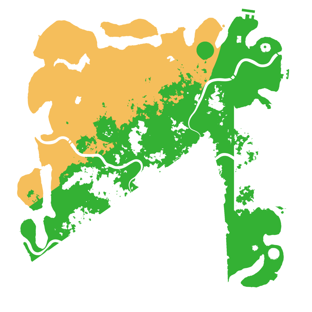 Biome Rust Map: Procedural Map, Size: 4800, Seed: 267256123