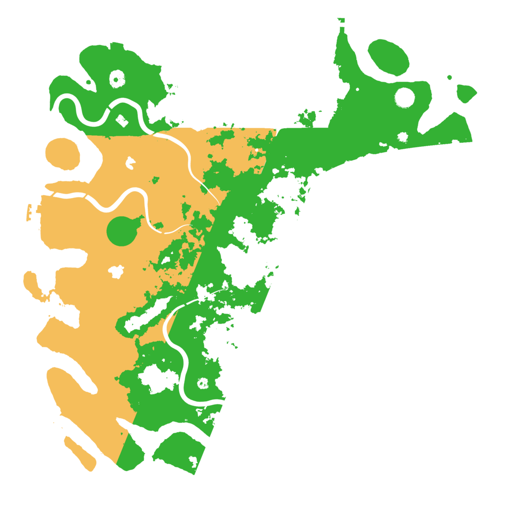 Biome Rust Map: Procedural Map, Size: 4500, Seed: 45753