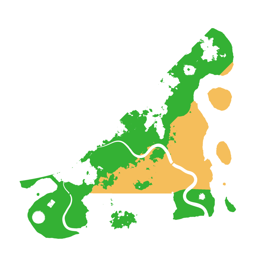 Biome Rust Map: Procedural Map, Size: 3600, Seed: 186189