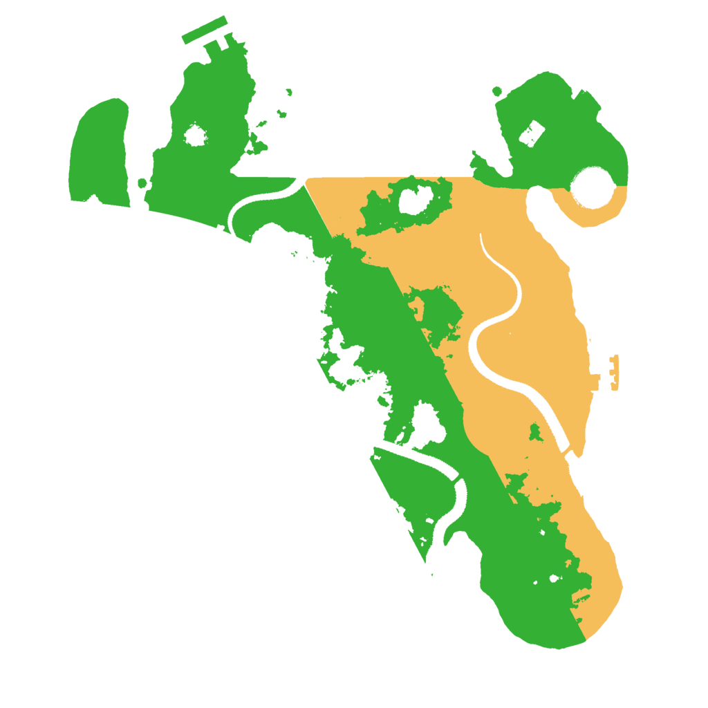 Biome Rust Map: Procedural Map, Size: 3000, Seed: 1974828113