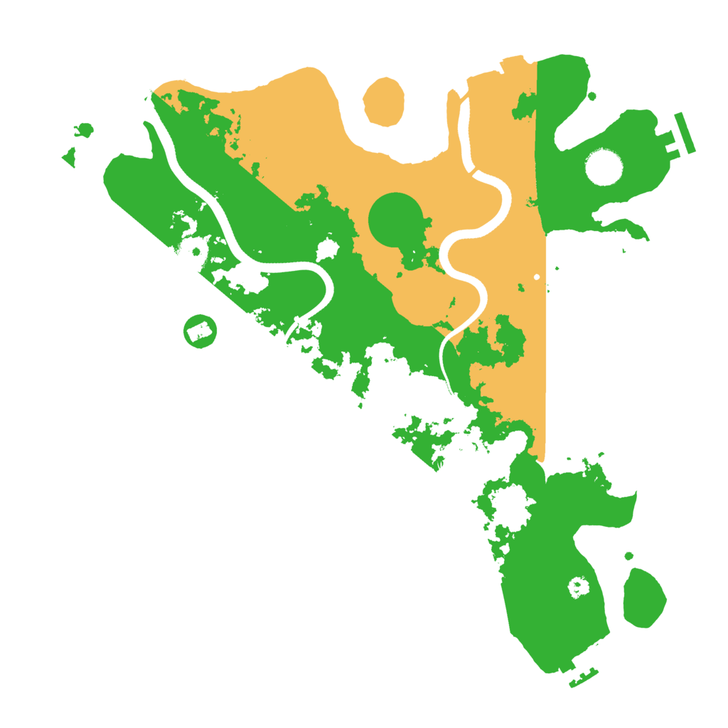 Biome Rust Map: Procedural Map, Size: 3500, Seed: 1974036995