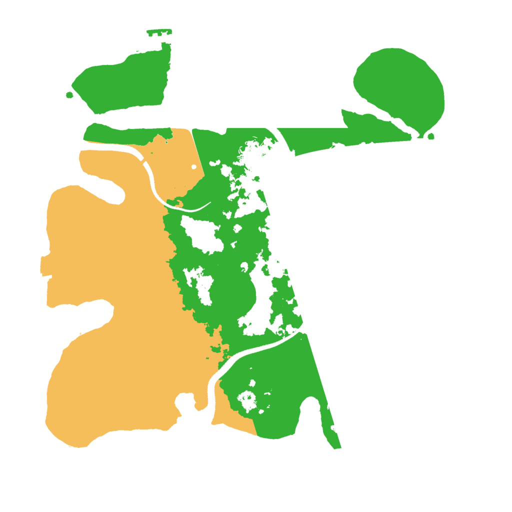 Biome Rust Map: Procedural Map, Size: 3000, Seed: 252240804