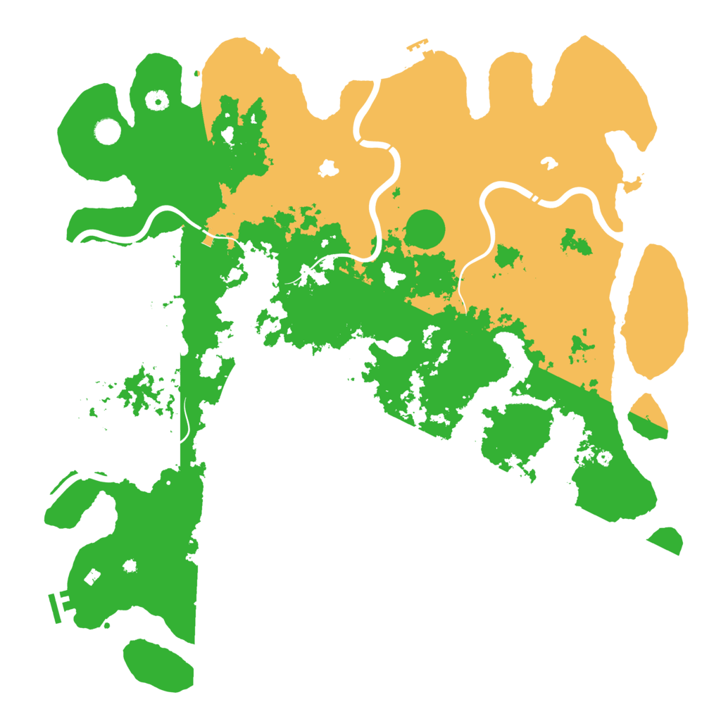 Biome Rust Map: Procedural Map, Size: 4850, Seed: 20250608