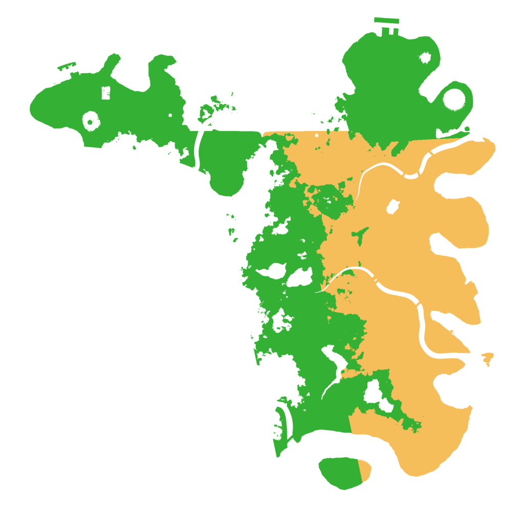 Biome Rust Map: Procedural Map, Size: 4250, Seed: 9853